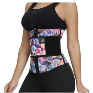 Fabulous Flowers Print Waist Trainer for Women